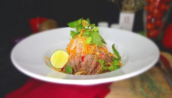 Hướng dẫn cách làm nộm đu đủ bò nướng