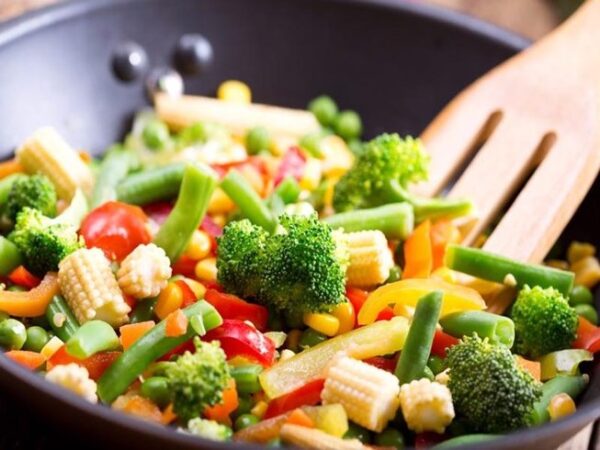 Hướng dẫn nấu rau xào bát vị chay