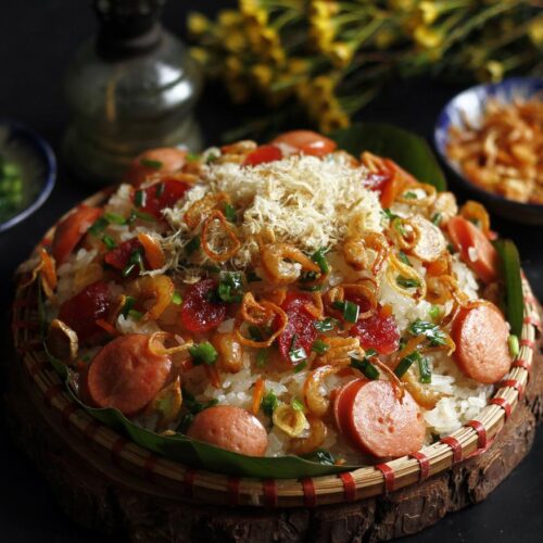 Hướng dẫn nấu xôi mặn thập cẩm dẻo rền